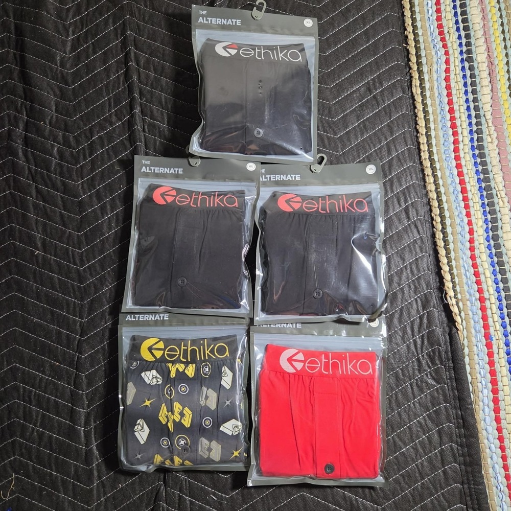 Ethika Alternate Boxer Briefs Mens XL Multicolor New With Tags Unworn